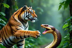 Benarkah Harimau Takut Dengan King Kobra?