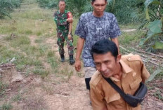 Babinsa Koramil 04/Gunung Megang Pastikan Pembangunan Jalan Alternatif Desa Berjalan Lancar