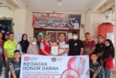 Peduli Sesama, Lapas Muara Enim Gelar Donor Darah Sambut HUT ke-80 RI