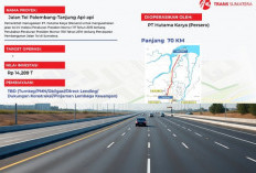Selain 4 Tol Raksasa Baru di Sumsel Dikebut, Negara Diam-diam Bangun Tol Vital 70 Km Demi Pusat Ekonomi Baru