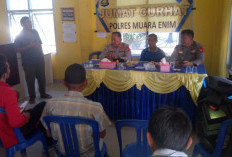 Jumat Curhat Polres Muara Enim di Muara Lawai Bahas Soal Keamanan