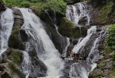 Menikmati Keindahan Air Terjun Curup Lemutu Tanjung ENim Kabupaten Muara Enim