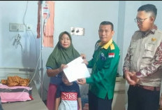 Baznas Muara Enim Salurkan Bantuan Kesehatan untuk Anak Korban Kecelakaan