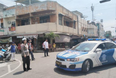 Satgas Kamseltibcarlantas Gelar Patroli di Kota Muara Enim