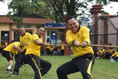 Kemeriahan dan Solidaritas Warnai Perayaan Hari Bhayangkara ke-80 di Polres Muara Enim