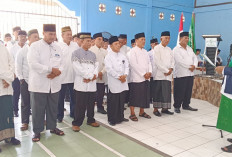 Pelantikan Ranting NU Se-Kecamatan Lawang Kidul, Gus Amu: Awal Perjuangan untuk Umat