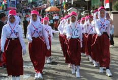 Semende Darat Laut Meriah, 40 Regu Ramaikan Lomba Gerak Jalan HUT RI ke-80