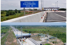 Gerbang 3 ruas utama tol trans sumatera ada di salah satu kota di Sumsel