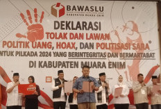 Bawaslu Ajak Seluruh Elemen Tolak Politik Uang Hoax dan Politisasi Sara di Pilkada 2024