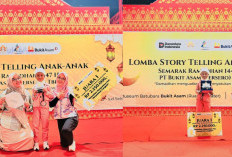 Isvara Salasika Lifi Sabet Juara 1 Story Telling TK se-Kabupaten Muara Enim