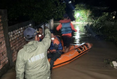 Banjir Rendam Puluhan Rumah Warga di Muara Enim