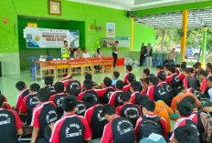 PAMA SSBA Gelar Sosialisasi Keselamatan Berkendara untuk Siswa SMKN 2 Muara Enim