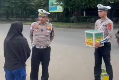 Satlantas Muara Enim Gelar Jumat Peduli Polisi Lalu Lintas