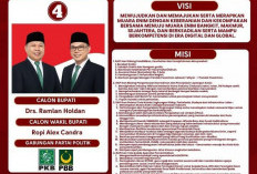 Ini Visi Misi Cabup dan Cawabup Nomor Urut 4, Ramlan dan Ropi: RAPI-kan Muara Enim untuk Masyarakat Sejahtera