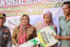 Wabup Sumarni Apresiasi Kepedulian Polres Muara Enim