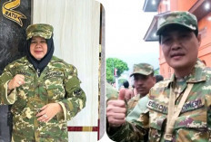 Penampakan Bupati dan Wabup Muara Enim Ikuti Parade Senja di Retret Bersama Presiden Prabowo