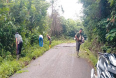 Gotong Royong Tebas Bayang Jalan