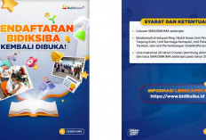 Pendaftaran Program BIDIKSIBA Kembali Dibuka, Kesempatan Emas bagi Pelajar Melanjutkan ke Perguruan tinggi