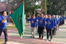 SMKN 1 Tanjung Agung Gelar Jalan Santai: Bangun Semangat Sehat dan Kebersamaan