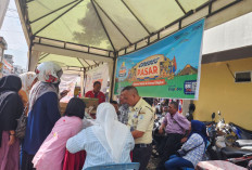 BRI BO Muara Enim Gelar Pasar Ramadhan di Pasar Inpres 