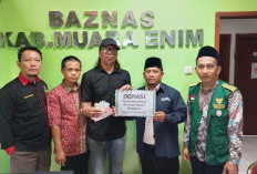  Muara Enim Legend, Albesas, dan Rabain FC Serahkan Donasi Peduli Banjir Sumatera Melalui Baznas Muara Enim