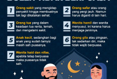 7 Golongan Orang yang Diperbolehkan Untuk Tidak Berpuasa, Siapakah Mereka?