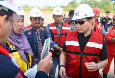 Pj Gubernur Sumsel Elen Setiadi  Bertekad Mempercepat Pembangunan Tol Kapal Betung