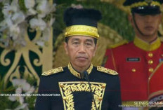 Presiden Jokowi Kenakan Baju Adat Kalimantan Timur dalam Upacara HUT ke-79 RI di IKN. Ini Maknanya!