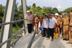 Progres Pembangunan Capai 80 Persen, Juni 2024 Jembatan Ujan Mas Lama Segera Beroperasi