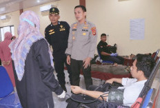 Bhayangkara ke-79, Polres Muara Enim Gelar Bakti Kesehatan 