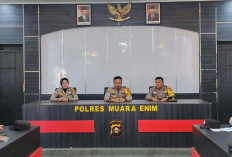 Polres Muara Enim Gelar Kegiatan Anev Bhabinkamtibmas dan Anggota Sat Binmas