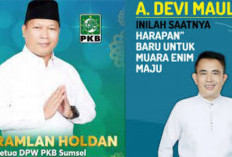 Duet Rahol-Devi Tantang HNU-Lia, dan Al-Shinta di Pilkada Muara Enim 2024