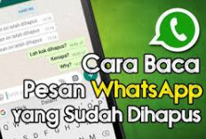 Ternyata Mudah! Begini Cara Baca Pesan WhatsApp yang Dihapus, Pasangan Kamu Pasti Kaget?