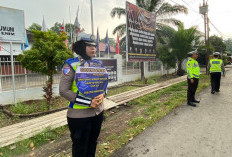 Satgas Kamtibcartlantas Atur Lalu Lintas di Kantor KPU, Bawaslu dan Gudang Logistik