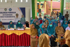 Ketua TP PKK Kabupaten Muara Enim Pembinaan di Kecamatan SDT