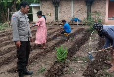 Bhabinkamtibmas Ajak Warga Pagar Jati Wujudkan Ketahanan Pangan