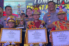 Polisi Cilik Muara Enim Raih Juara Favorit se-Sumsel 