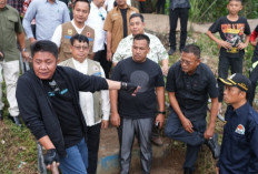 HD dan Sekda Muara Enim Tinjau Debit Air Sungai Lematang