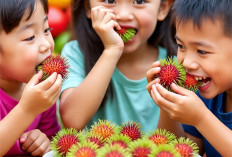 5 Dampak Positif dan 4 Dampak Negatif Makan Rambutan Bagi Anak-Anak