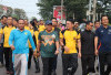 Polres Muara Enim Gelar Jalan Santai Bersama Instansi dan Masyarakat
