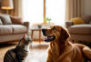 4 Faktor Kucing Takut Dengan Anjing