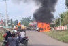 Diduga HP Menyala, Kijang Kapsul Terbakar Saat Isi BBM